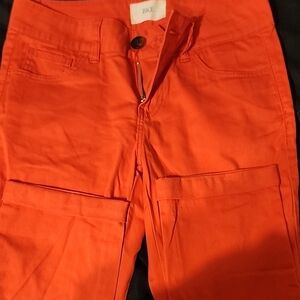 BKE Women's Orange Jeans